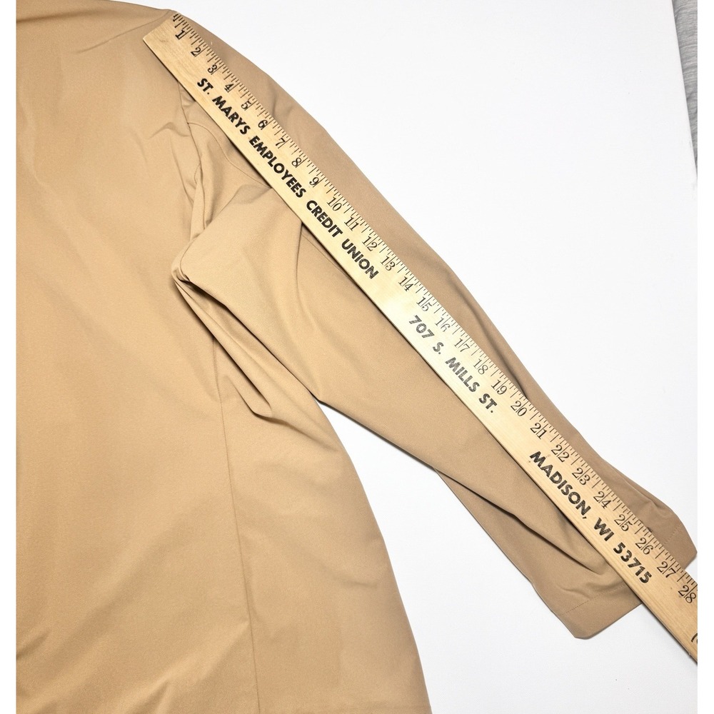 Sene FlexTech Travel Suit Mens Custom Made Unstructured Stretch 46-48L Khaki Tan - Picture 9 of 16